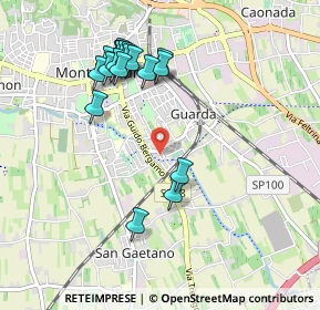 Mappa Via Maltoni Prof. Cesare, 31044 Montebelluna TV, Italia (0.9815)
