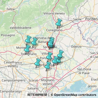 Mappa Via Borgo Ruzzini, 31027 Spresiano TV, Italia (10.61769)