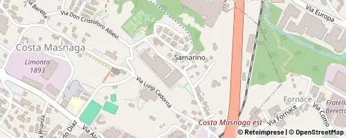 Mappa Costa Masnaga