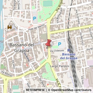 Mappa Piazza Largo Corona D'Italia, 24, 36061 Bassano del Grappa, Vicenza (Veneto)