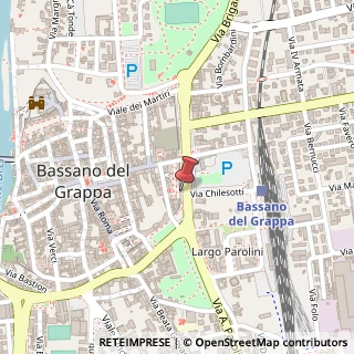 Mappa Piazza Largo Corona D'Italia, 26, 36061 Bassano del Grappa, Vicenza (Veneto)