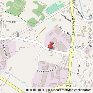 Mappa Via Provinciale per Sirone, 21, 23843 Dolzago, Lecco (Lombardia)