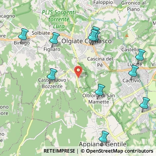 Mappa Via Guglielmo Marconi, 22070 Beregazzo con Figliaro CO, Italia (2.64727)