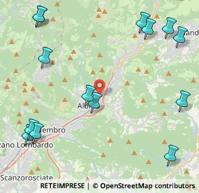 Mappa Via Cividale, 24021 Albino BG, Italia (5.78714)