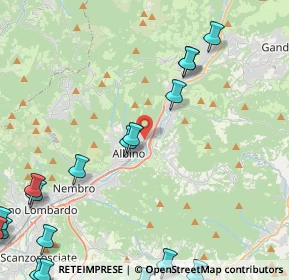 Mappa Via Provinciale, 24021 Albino BG, Italia (6.58889)