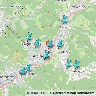 Mappa Via Cividale, 24021 Albino BG, Italia (1.88364)