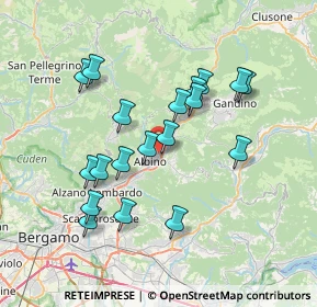 Mappa Via Provinciale, 24021 Albino BG, Italia (6.75684)