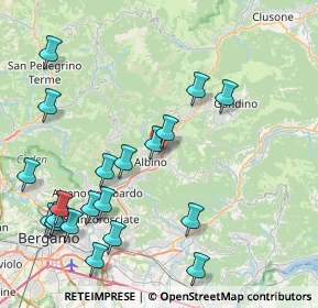 Mappa Via Provinciale, 24021 Albino BG, Italia (9.7505)