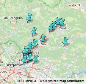Mappa Via IV Novembre, 24021 Albino BG, Italia (6.84611)