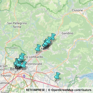 Mappa Via IV Novembre, 24021 Albino BG, Italia (9.218)