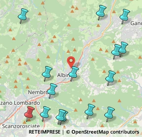 Mappa Via IV Novembre, 24021 Albino BG, Italia (5.57933)