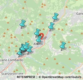 Mappa Via IV Novembre, 24021 Albino BG, Italia (3.61417)