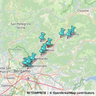 Mappa Via Dehon Padre Leon, 24021 Albino BG, Italia (6.83417)