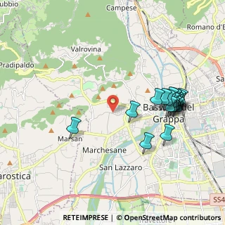 Mappa Strada Rivana, 36061 Bassano del Grappa VI, Italia (2.06)