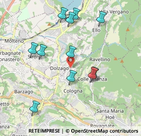 Mappa Via Monte Barro, 23884 Castello di Brianza LC, Italia (1.94455)