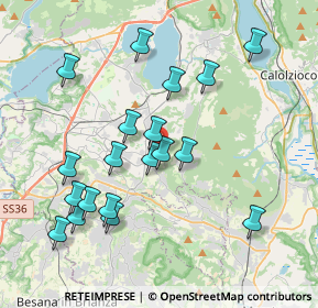 Mappa Via Monte Barro, 23884 Castello di Brianza LC, Italia (3.87947)