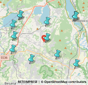 Mappa Via Monte Barro, 23884 Castello di Brianza LC, Italia (5.06333)