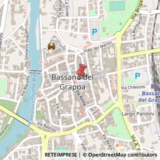 Mappa Piazza Garibaldi, 6, 36061 Bassano del Grappa, Vicenza (Veneto)