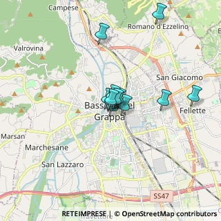 Mappa Via E. Vendramini, 36061 Bassano del Grappa VI, Italia (1.07333)