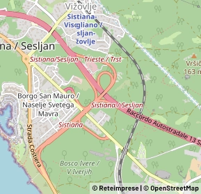 Mappa 34011 Duino Aurisina TS, Italia (0.45385)