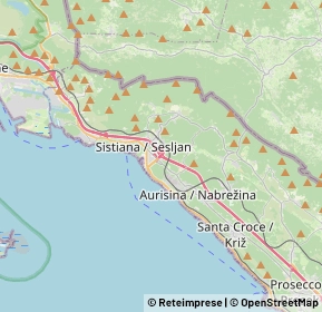 Mappa 34011 Duino Aurisina TS, Italia (4.9555)