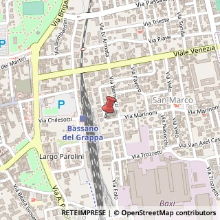 Mappa Via Sartori, 41, 36061 Bassano del Grappa VI, Italia, 36061 Bassano del Grappa, Vicenza (Veneto)