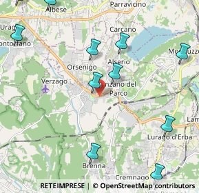 Mappa Via Giovanni Falcone, 22040 Alzate Brianza CO, Italia (2.69)