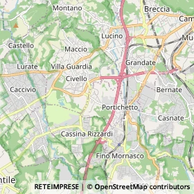 Mappa Luisago