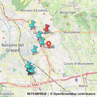 Mappa Via Monte Cimone, 36060 Romano D'ezzelino VI, Italia (2.20455)