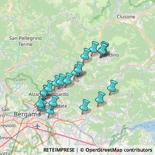 Mappa Via Sandro Pertini, 24021 Albino BG, Italia (6.954)