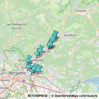 Mappa Via Sandro Pertini, 24021 Albino BG, Italia (5.84583)