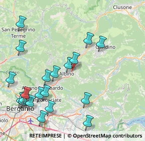 Mappa Via Sandro Pertini, 24021 Albino BG, Italia (9.899)
