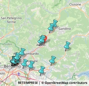 Mappa Via Sandro Pertini, 24021 Albino BG, Italia (10.332)