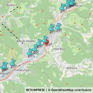 Mappa Via Sandro Pertini, 24021 Albino BG, Italia (2.87143)