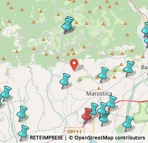 Mappa Via Caribollo, 36063 Marostica VI, Italia (6.5785)