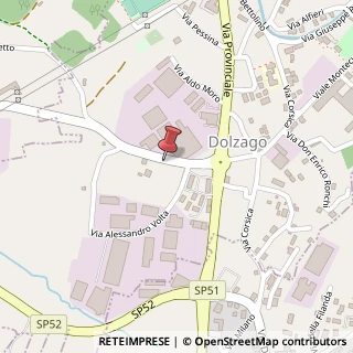 Mappa Via Provinciale per Sirone, 13, 23843 Dolzago, Lecco (Lombardia)