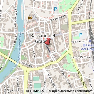 Mappa Via Roma, 30, 36061 Bassano del Grappa, Vicenza (Veneto)