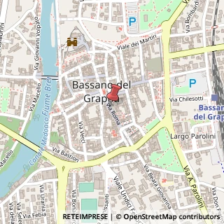 Mappa Via Roma, 45, 36061 Bassano del Grappa, Vicenza (Veneto)