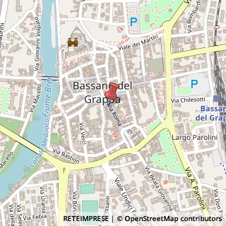 Mappa Via Roma, 21, 36061 Bassano del Grappa, Vicenza (Veneto)