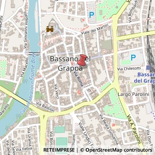 Mappa Piazza Garibaldi, 34, 36061 Bassano del Grappa, Vicenza (Veneto)