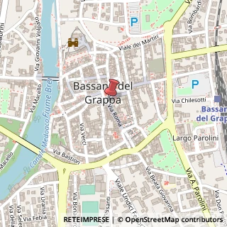 Mappa Via Roma, 9/11, 36061 Bassano del Grappa, Vicenza (Veneto)