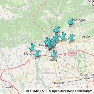 Mappa Via Bellavitis, 36061 Bassano del Grappa VI, Italia (4.35538)