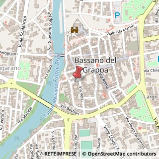 Mappa Via Bellavitis, 14, 36061 Bassano del Grappa, Vicenza (Veneto)