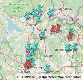 Mappa Strada Statale, 21040 Vedano Olona VA, Italia (8.7535)