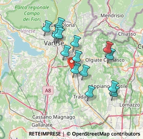 Mappa Strada Statale, 21040 Vedano Olona VA, Italia (6.35267)