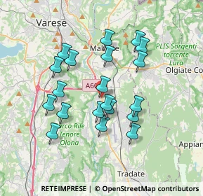 Mappa Strada Statale, 21040 Vedano Olona VA, Italia (3.2025)