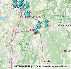 Mappa Strada Statale, 21040 Vedano Olona VA, Italia (4.76545)