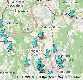 Mappa Strada Statale, 21040 Vedano Olona VA, Italia (2.75294)