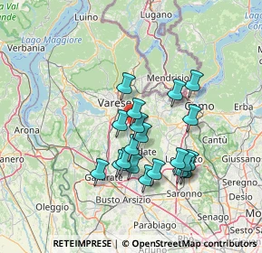 Mappa Strada Statale, 21040 Vedano Olona VA, Italia (11.9765)