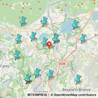Mappa VIA FORNACE, 22040 Lurago d'Erba CO, Italia (4.898)